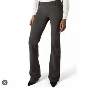 Betabrand Dress Pant Yoga Pants Boot Cut - Grey Size M